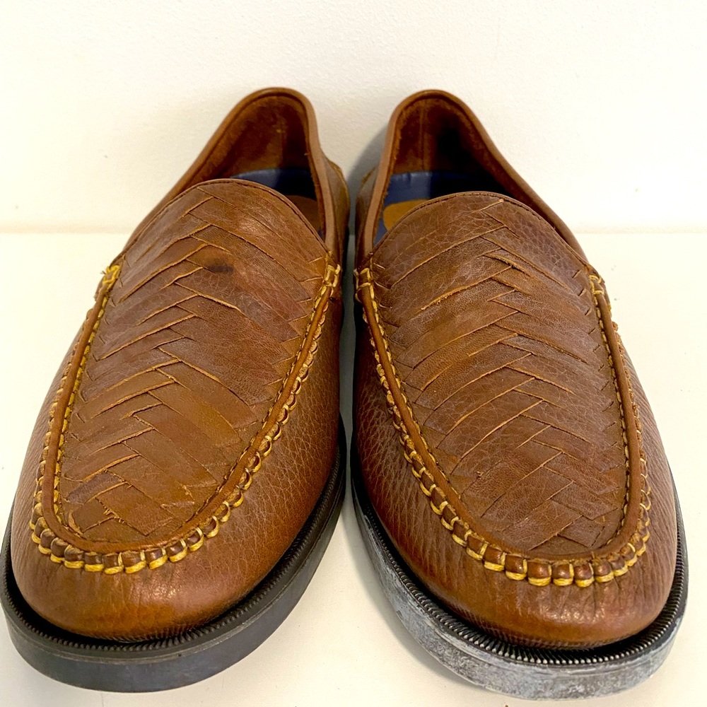 West marine woven slip on brown